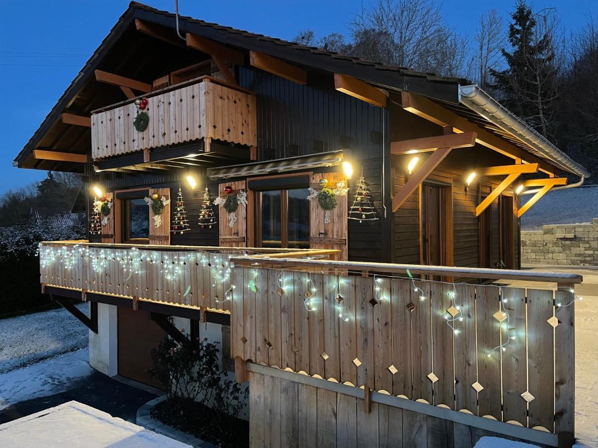 Chalet-Michel Avec Spa Montperreux Eksteriør billede